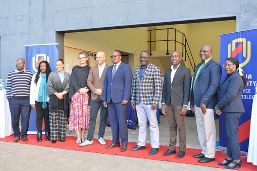 Einweihung des COVID-19-Impfzentrums an der Namibia University of Science and Technology (NUST) in Windhoek