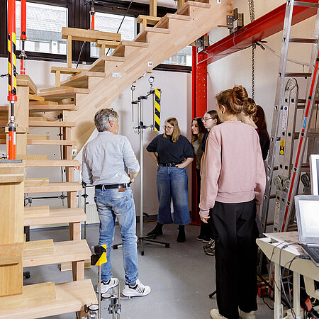 Labor für Treppenbau, Hochschule RheinMain