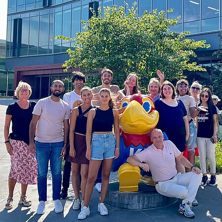 Studierende und Betreuer an der Kansas Uni
