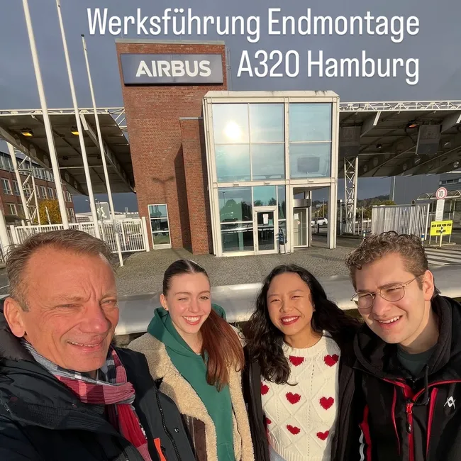 Zweiter Tag: Werksführung Endmontage bei Airbus