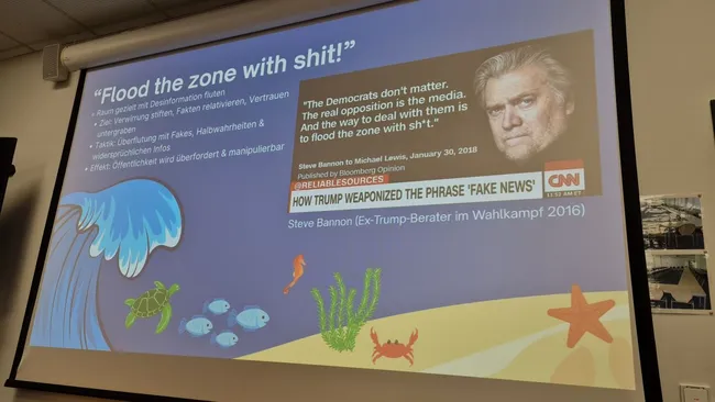 Beispiel, wie Social Media zur Beeinflussung der Meinung genutzt wird