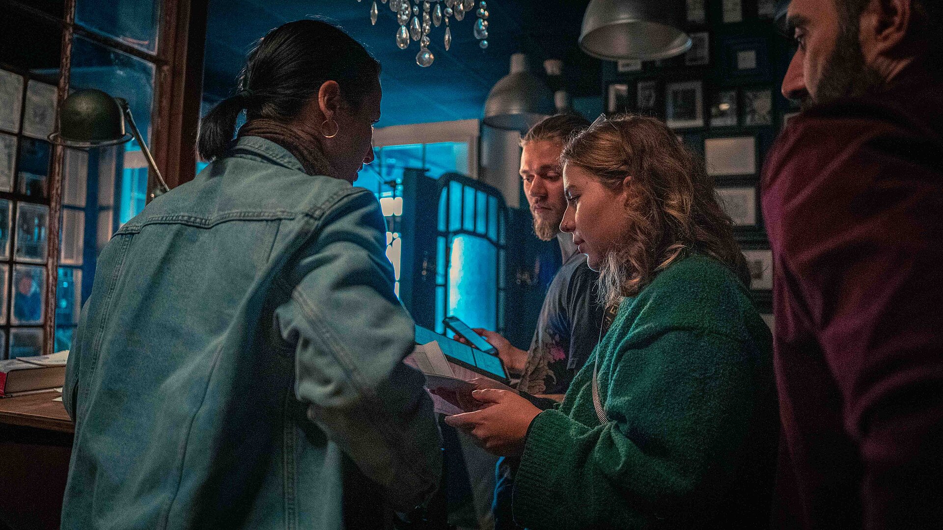 Studierende bei der Produktion des Abschlussfilmes „Dreamer's Dilemma“