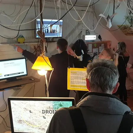 Ansicht der Ausstellung Labor der Zukunft