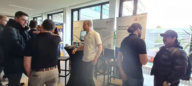 Unternehmensstände am Forschungs- und Firmentag 2025