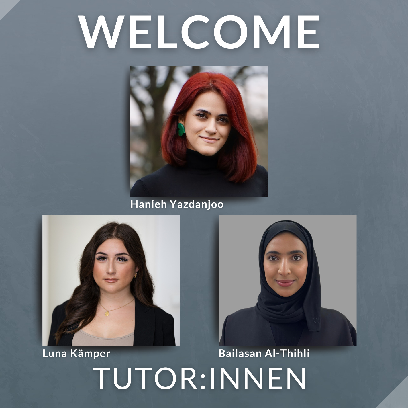Welcome Tutorinnen