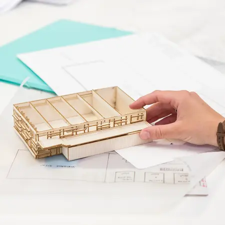 Architekturmodell im Studium