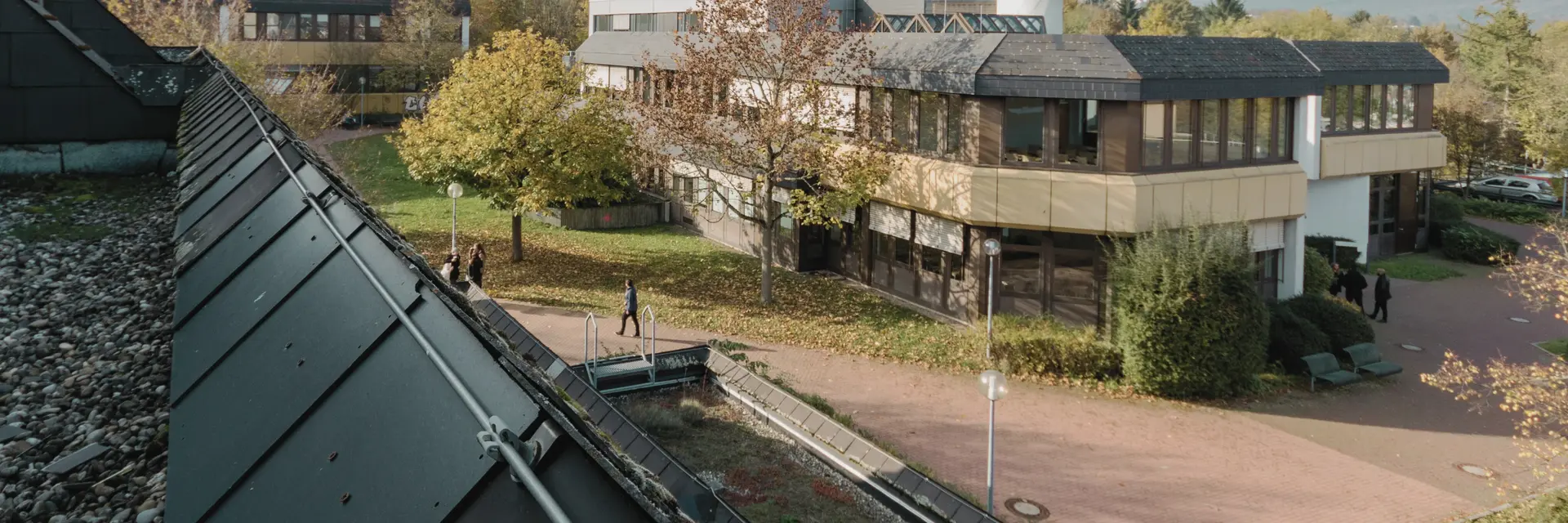 Blick auf dem Campus 