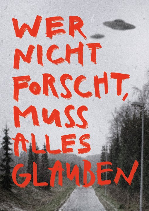 Sonderpreis der DFG im Rahmen des 34. Plakatwettbewerbs des Deutschen Studentenwerks. © Saskia Eich.
