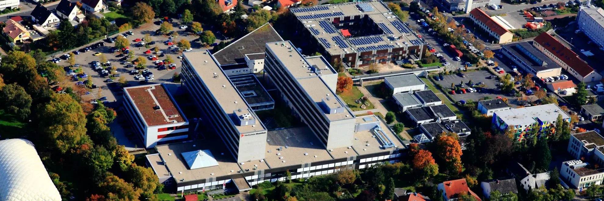 Campus Rüsselsheim von oben