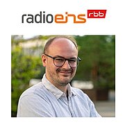 Radioeins, rbb. Bild des Mannes, der im Radiobeitrag zu hören ist. Prof. Dr. Dr. Maximilian Pichl