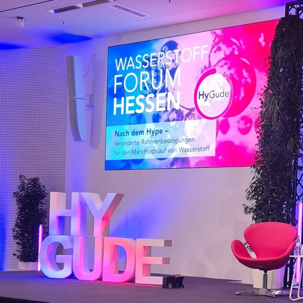 Bühne Wasserstoff Forum Hessen