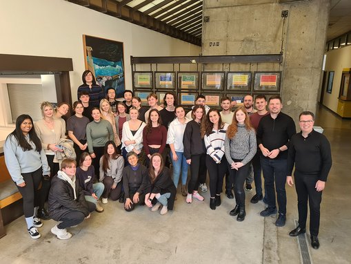 Group photo at University of Oregon