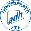 Logo Hochschule des Jahres 2016 des Allgemeinen Deutschen Hochschulsportverband