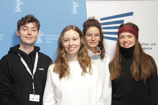 Julian Gerchow, Isabelle Laue, Alina Böhmer und Monika Braun (v.l.n.r.)