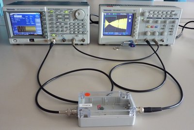 Tektronix-Funktionsgenerator und -Oszilloskop