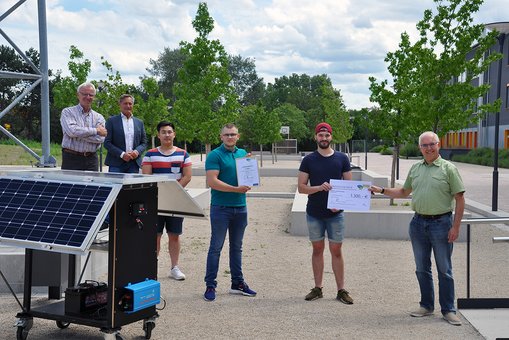 Ulrich Wiese, Walter Astheimer, Andreas Nguyen, Kevin Weilbacher and Benjamin Rapp, Geert Ernst (from left to right)