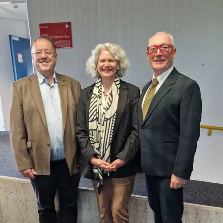v.l.n.r.: Dr. Udo Ahlheim, Prof. Dr. Ursula Walkenhorst, Prof. Dr. Herbert Grüner