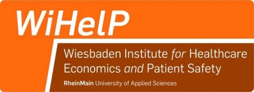 Logo WiHelP - Wiesbaden Institute for Healthcare Economics and Patient Safety | © WiHelP - Wiesbaden Business School - Hochschule RheinMain