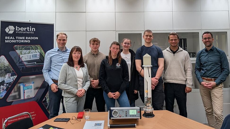 Das Mentoring-Team des Fachbereich Ingenieurwissenschaften bei der Bertin GmbH