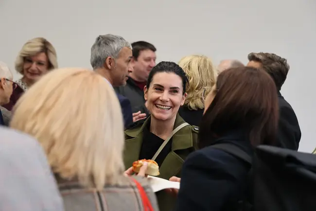 Austausch während der Kaffeepause