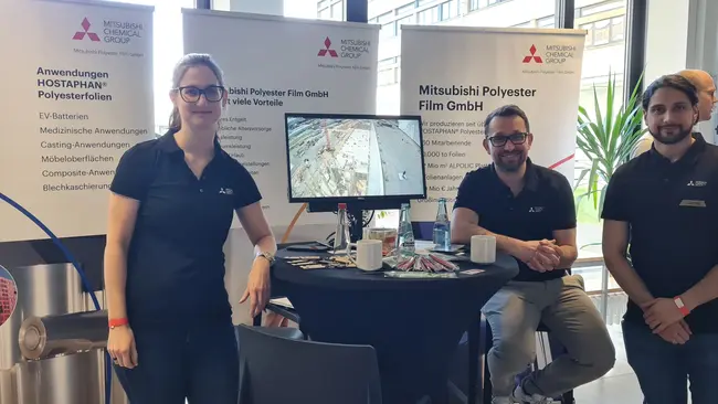 Firmenstand der Mitsubishi Polyester Film GmbH