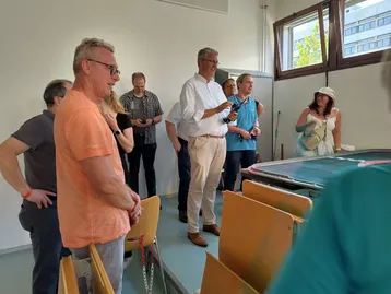 VIP Autorennen: OB Patrick Burghardt gegen Dekan Chistian Glockner