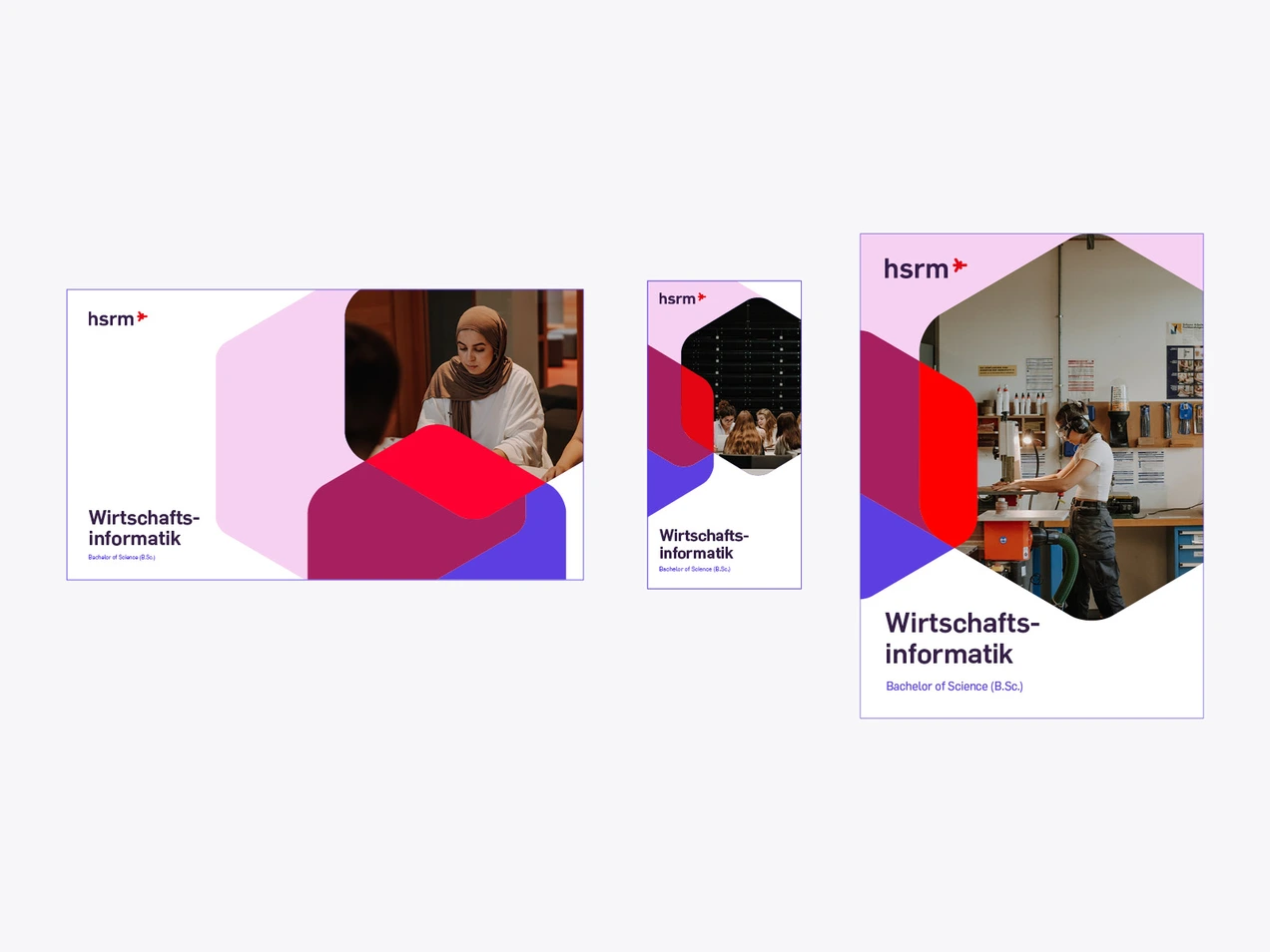 Gestaltungsbeispiele verschiedene Formate