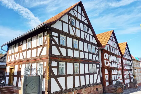 Fachwerkgebäude im Freilichtmuseum Hessenpark