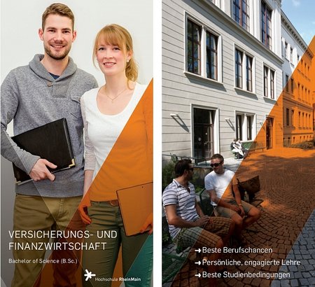 Flyer zum Bachelor-Studiengang Versicherungs- und Finanzwirtschaft (B.Sc.)