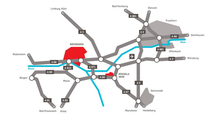 Locations and Maps RheinMain University