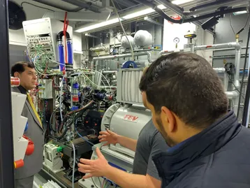 Besichtigung der Labore