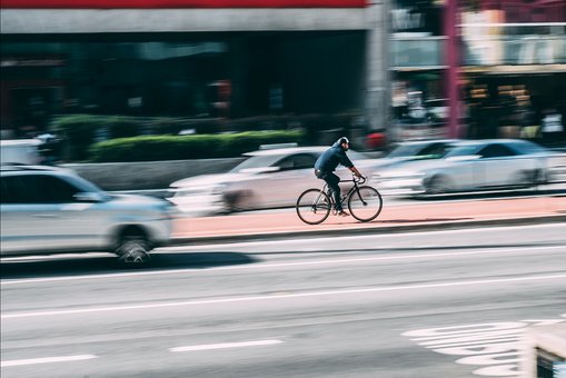 Fahrrad im Stadtverkehr