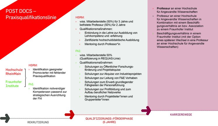 Übersicht Post Docs - Praxisqualifikationslinie