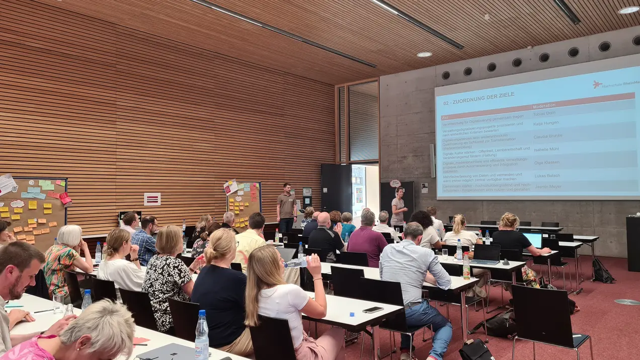 Teilnehmende der Zukunftswerkstatt Digitalisierung 