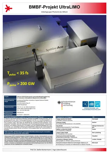 BMBF-Projekt UltraLIMO