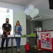 Ende der Vorlesung: Applaus für Saskia Biehl und Matthias Enders