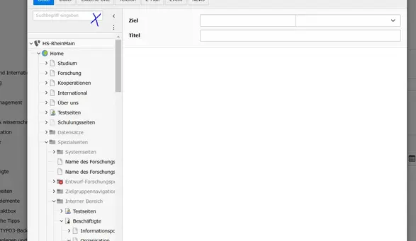 Screencast interne Verlinkung
