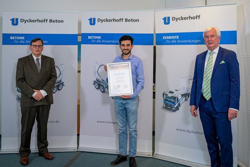 Übergabe des Dyckerhoff-Förderpreises 2021 an Hicham El Jaouhari