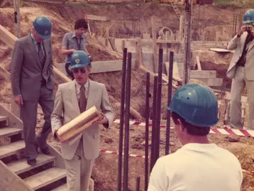 Grundsteinlegung am Campus Kurt-Schumacher-Ring