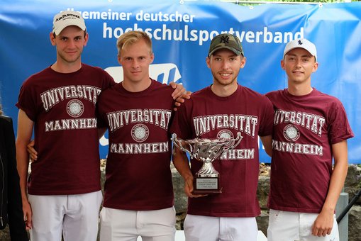 Deutscher Hochschulmeister Team 2018 - Universität Mannheim. 