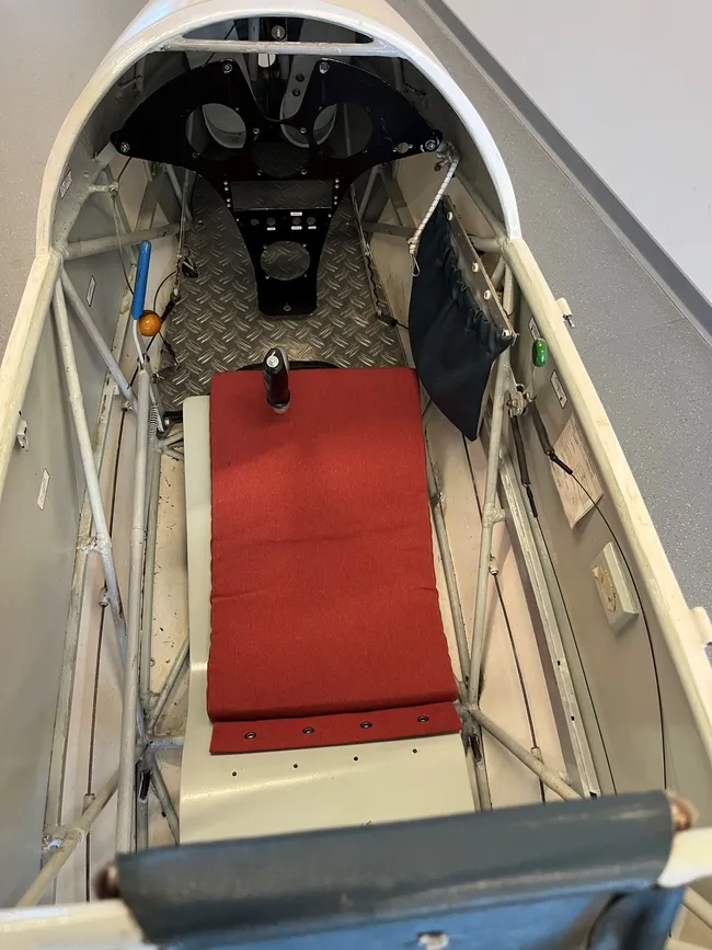 Einblick in Cockpit