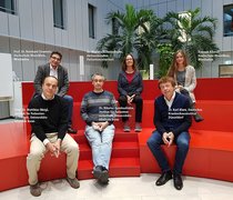 Krankenhausstudie KhaSiMiR 21: Projektteam beim Treffen im „House of Logistics and Mobility“ Ffm | © APS_ev