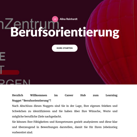 Ilias-Umgbung Learning Nuggets Selbstlerneinheiten Future Skills