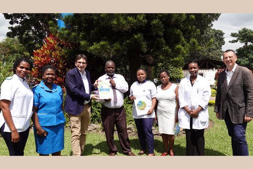 Start des Projektes SAFE@KCH im September 2021 im KCH in Lilongwe, Malawi.