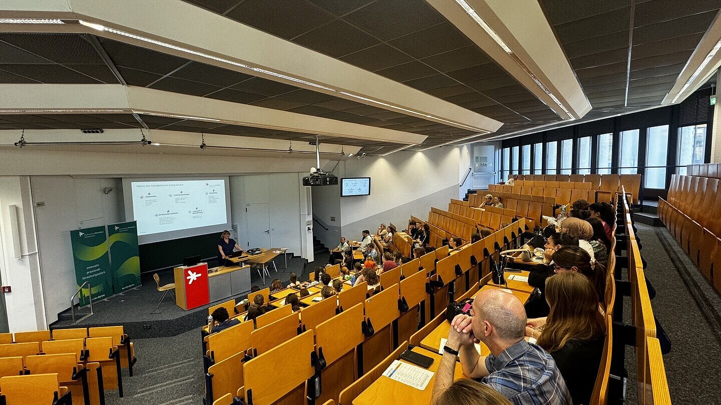 Vortrag im Hörsaal der HSRM 