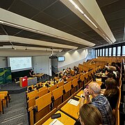 Vortrag im Hörsaal der HSRM 