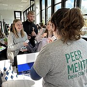 Menschen werden beraten