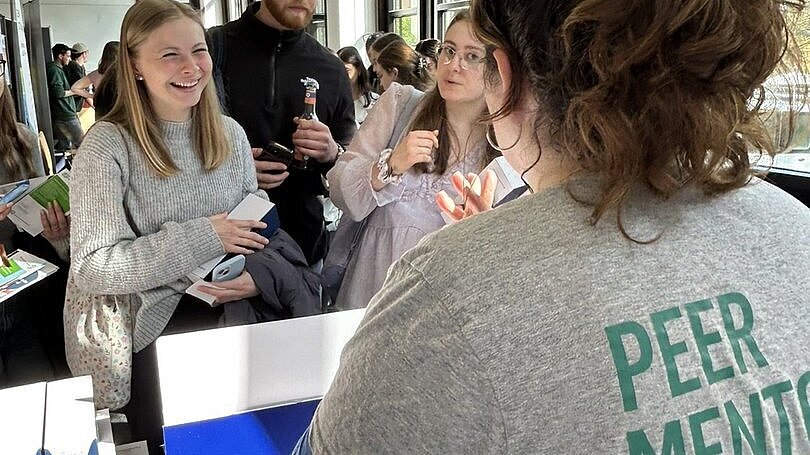 Menschen werden beraten
