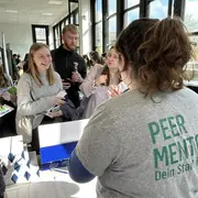 Menschen werden beraten