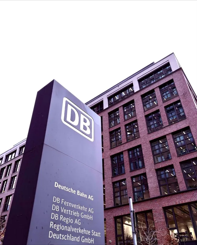 Zentrale der Deutschen Bahn in Frankfurt
